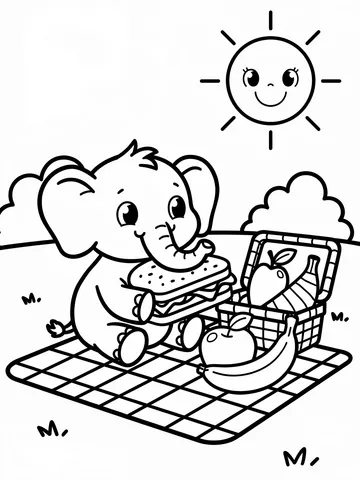 Animals — coloring page 1