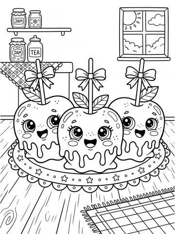 Fall — coloring page 2