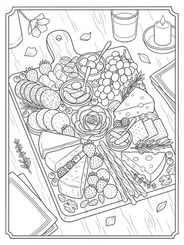 Food — coloring page 3