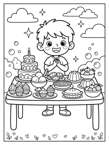 Food — coloring page 4