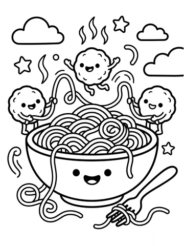 Food — coloring page 7
