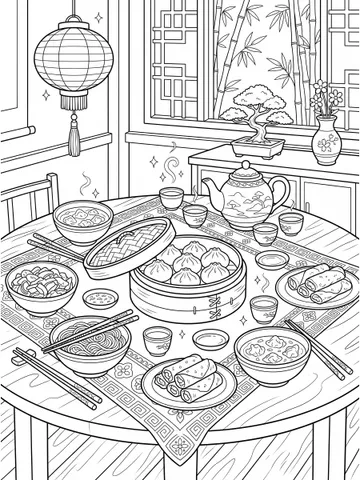 Food — coloring page 6