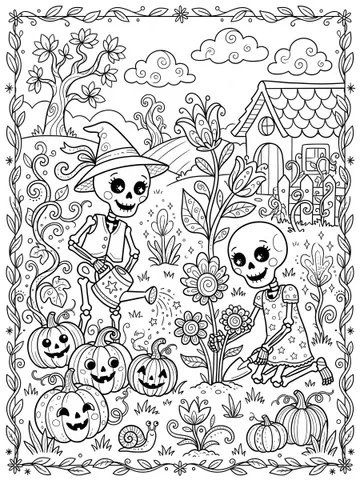 Halloween — coloring page 8