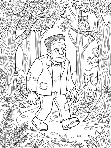 Halloween — coloring page 3