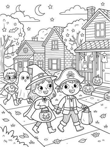 Halloween — coloring page 5
