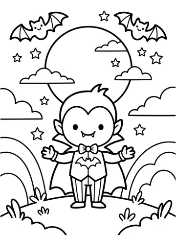 Halloween — coloring page 7