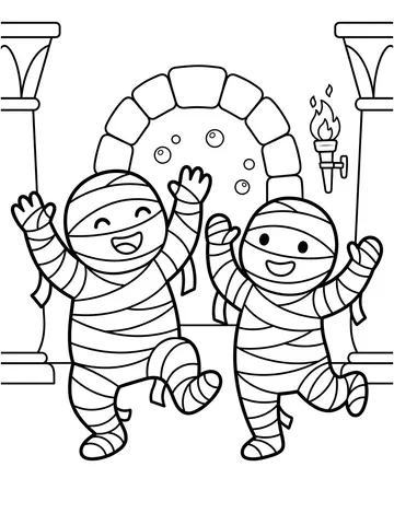 Halloween — coloring page 4