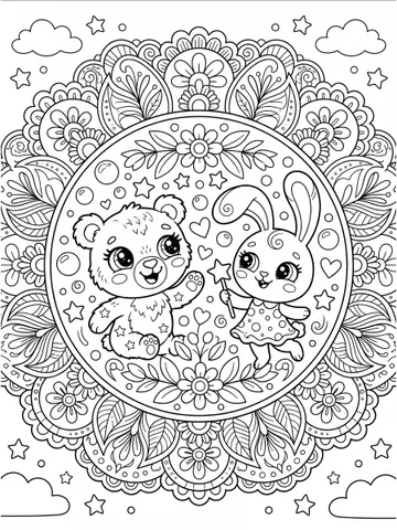 Mandalas — coloring page 2