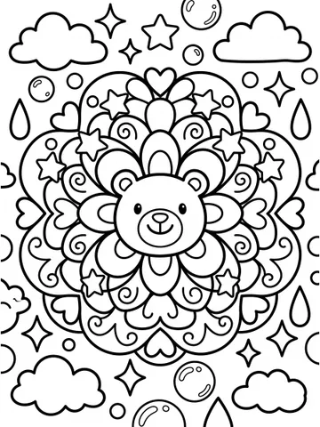 Mandalas — coloring page 4
