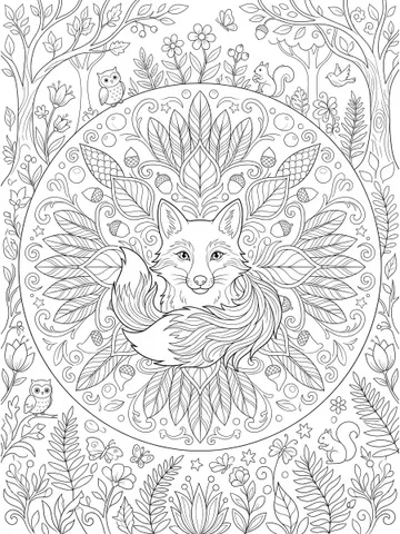 Mandalas — coloring page 6