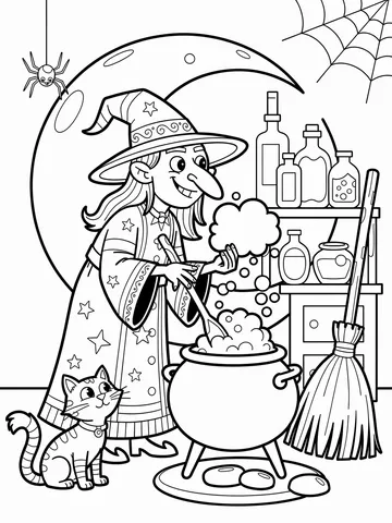Mystical and Magical — coloring page 8