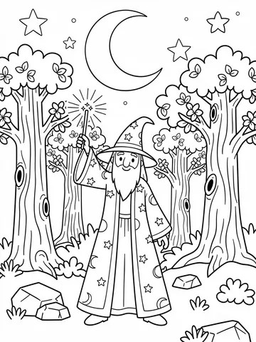 Mystical and Magical — coloring page 5