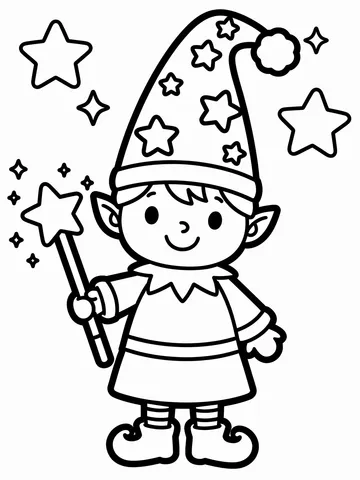 Mystical and Magical — coloring page 1