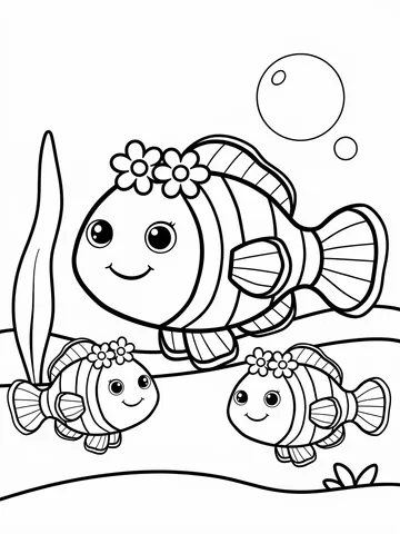 Under the Sea — coloring page 1